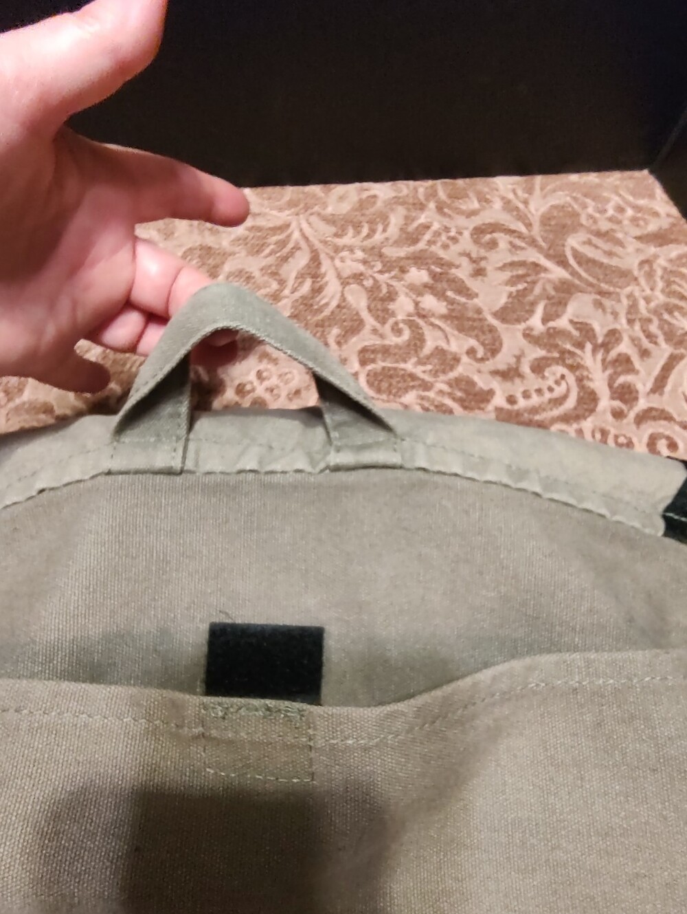🌿🍂🌿(Reduced-Flawed) Wonderful Vtg 90's Sierra Club Sage Green Messenger Bag - Picture 14 of 15